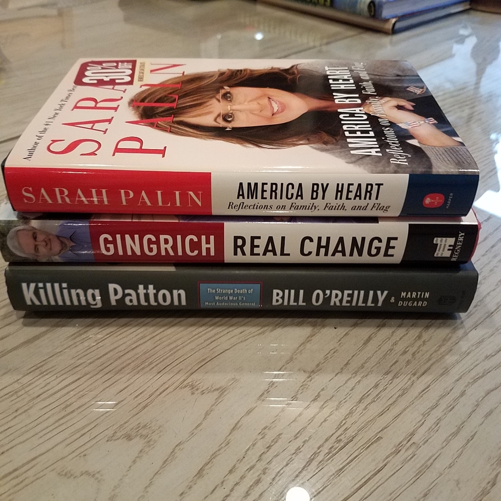 Lot of 3 political books